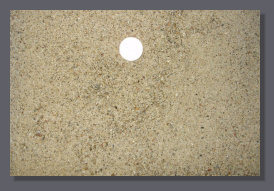 White sand